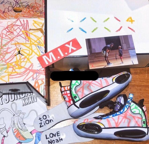 jordan 34 zion coloring book